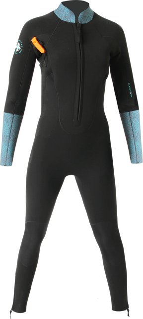 3/2 Dual Zip Combinaison Longe Cote Femme#SteamersOcean Step