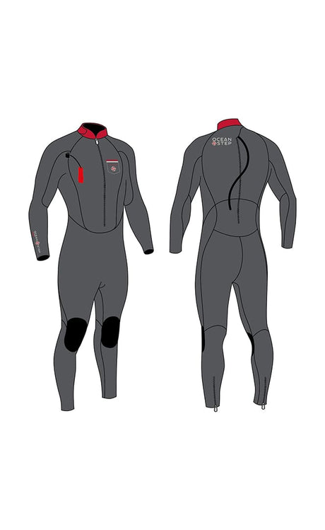 3/2 Dual Zip Combinaison Longe Cote Homme#SteamersOcean Step