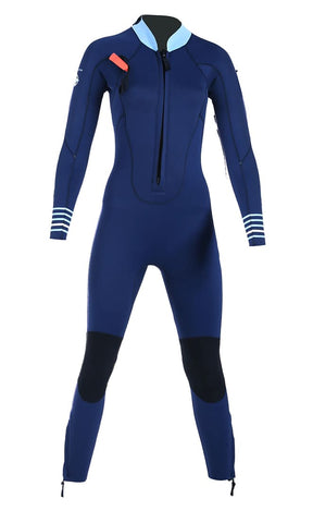 4/3 Dual Zip Full Suit Combinaison Longe Cote Femme#SteamersOcean Step
