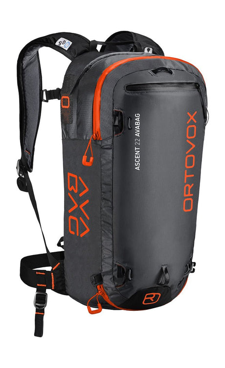 Ascent 22L Black Sac Airbag Sécurité Avalanche#Backpacks AirbagsOrtovox