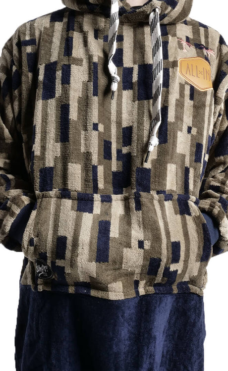 Boy Friend Bumpy Jacquard Beige/Argile Poncho#PonchosAll In