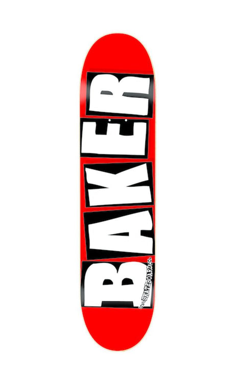 Brand Logo White 8.0 X 31.5 deck#Skateboard StreetBaker