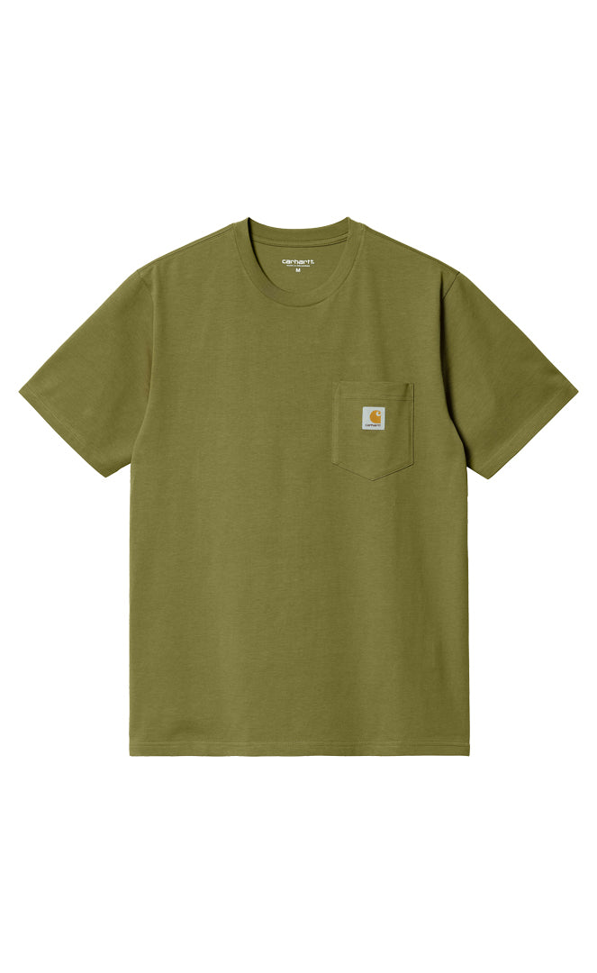 Carhartt wip Carhartt pocket kiwi t-shirt s/s homme Textile street
