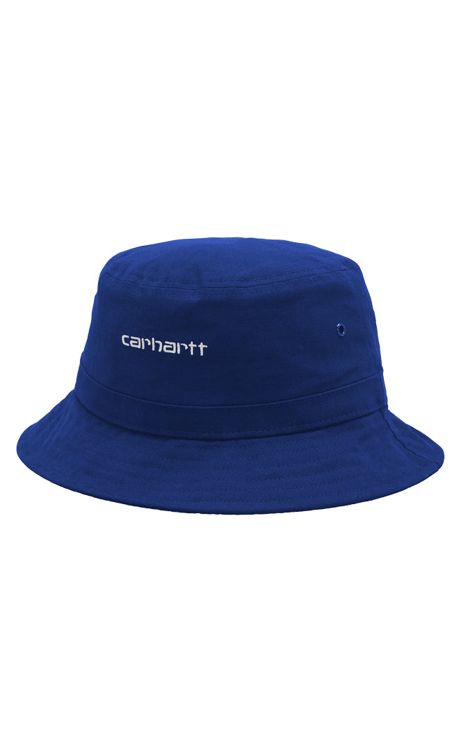 Carhartt Script Bucket Hat Lazurite/white Chapeaux LAZURITE/WHITE