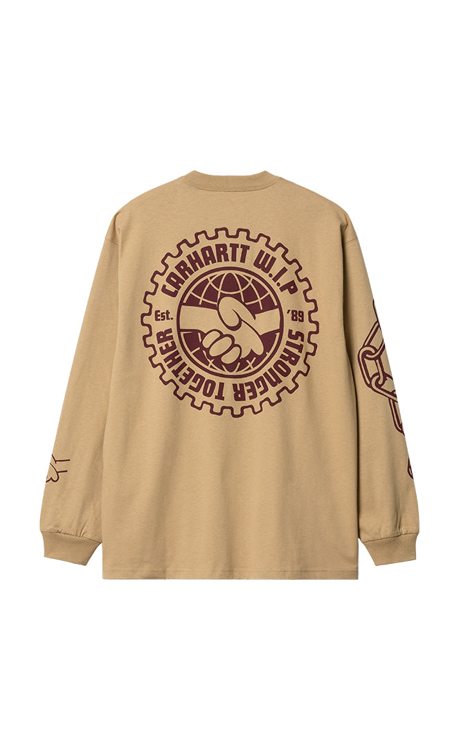Carhartt Stronger Dusty H Brown/corvina T-shirt L/s DUSTY BROWN/CORVINA
