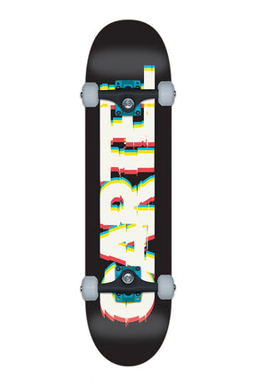 Cartel Glitch Black Complete Skateboard 7.5#.Cartel