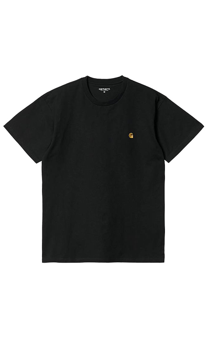 Carhartt wip Carhartt chase black/gold t-shirt s/s homme Textile