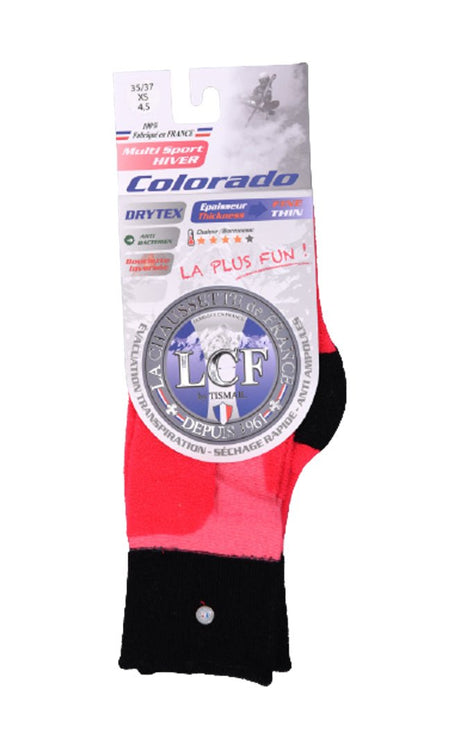 LA CHAUSSETTE DE FRANCE-BIOCERAMIC RED - Ski socks