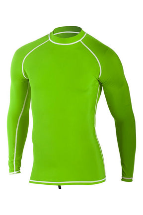 Colorblock Manches Longues Upf50 Lycra Surf Adulte#LycrasMdns