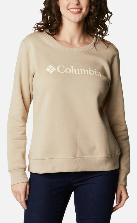 Columbia Columbia Logo Crew Femme ANCIENT FOSSIL