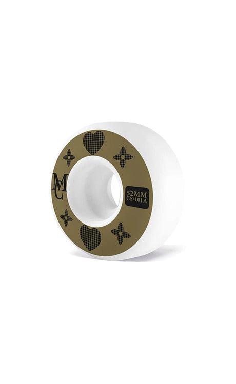 Patère roue de skate acier blanc | Leçons de choses Patère roue de skate acier blanc | Leçons de choses