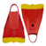Dafin Pro Lifeguard Red/yellow Palmes De Bodyboard RED/YELLOW