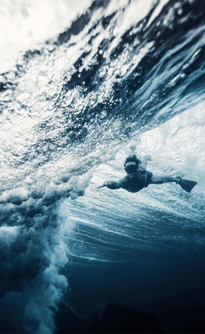 Dafin Zak Noyle Ocean Blue Palmes De Bodyboard OCEAN BLUE