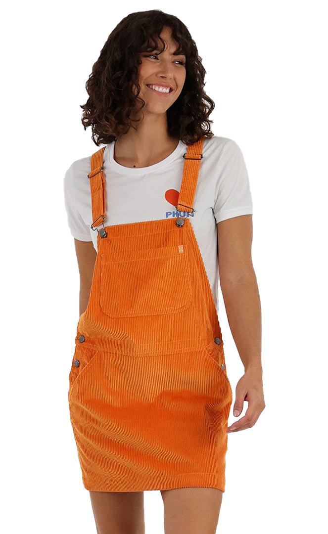 orange dungaree dress Orange Dungaree Dress by RIB for rent online