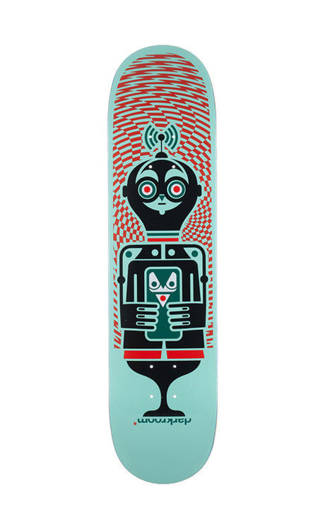 Darkroom Robotron 7.75 X 31.5 Deck Skateboard GREEN/RED