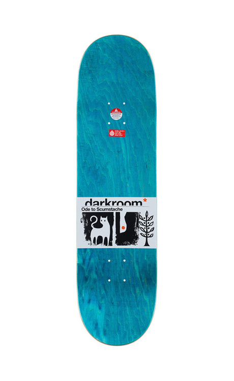 Darkroom Scumstache 8.6 X 32.375 Deck Skateboard ORANGE