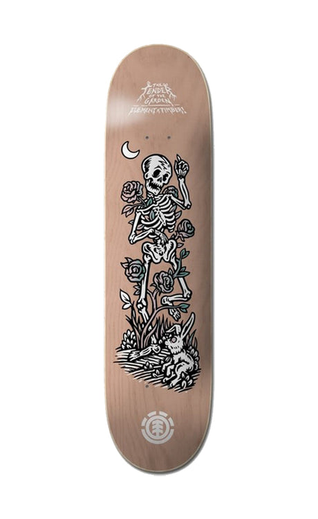 Element X Timber Garden Ske 8.0 Deck Skateboard PURPLE/SKELET