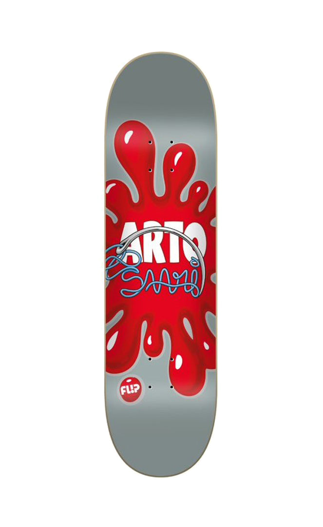 Flip Saari Splat Grey 8.25 X 32.31 Deck Skateboard GREY