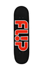 Flip Team Outlined Black 8.5x32.75 Deck Skateboard BLACK
