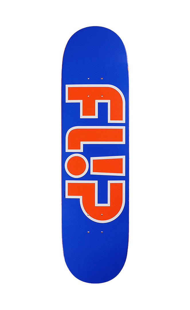 Flip Team Outlined Blue 8.25x32.31 Deck Skateboard BLUE