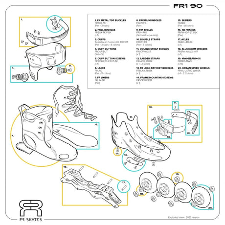 FR1 90 Roller En Ligne Freeskate#Rollers FreeskateFr Skates