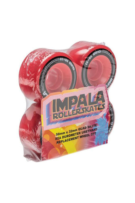Impala Replacement Wheels 4pk Wheels RED