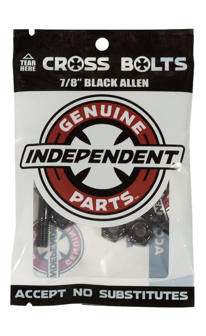 Independent Visserie Gp Allen 0.875 Pouce Black (jeu De 8) BLACK