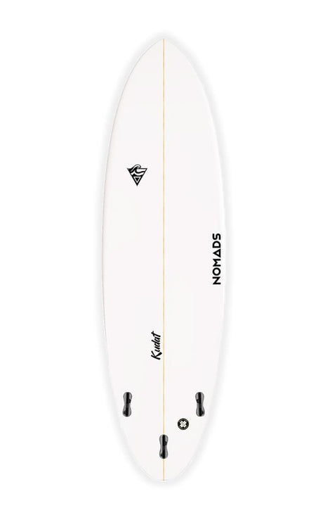 Kudat Planche De Surf Funboard White#Funboard / HybrideNomads Surfing