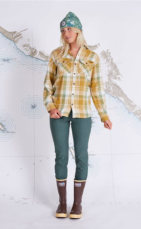 Long Haul Flannel Workwear Chemise Femme#ChemisesSalty Crew