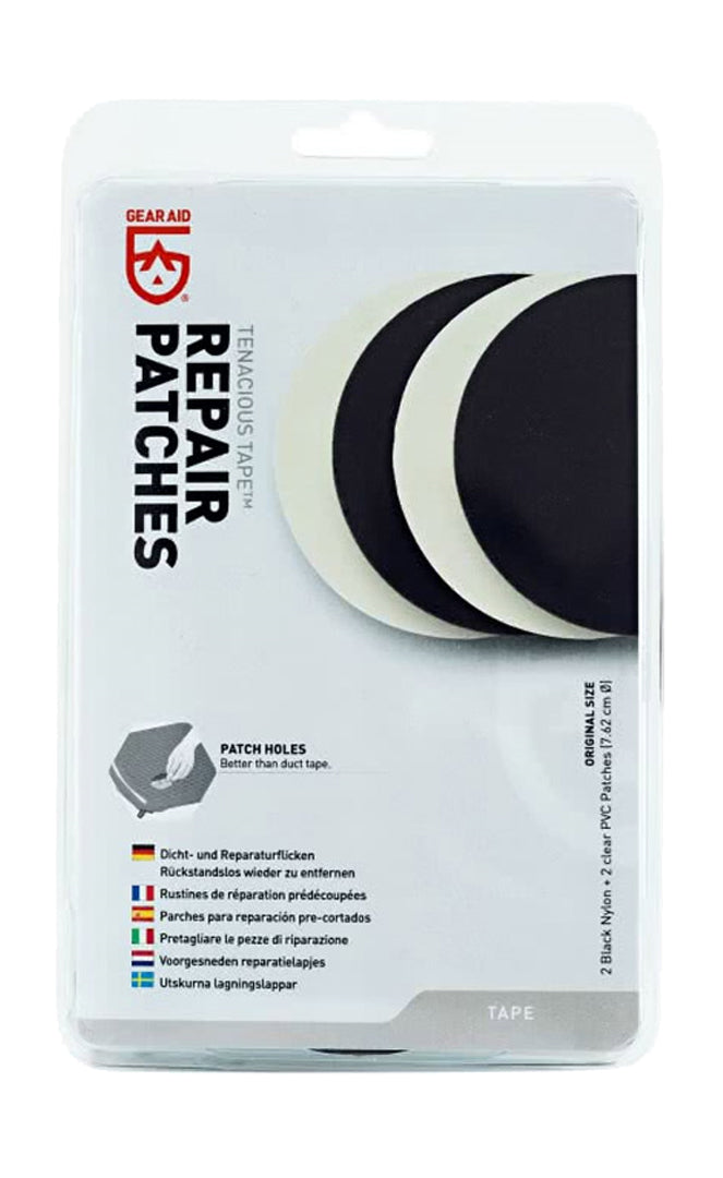 Mc Nett Tenacious Tape® Patch Ronds 2 Pvc Clear + 2 Nylon 