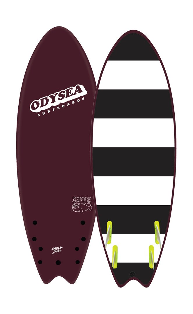 Odysea 6.6 Skipper Quad Planche De Surf Mousse#SoftboardCatch Surf