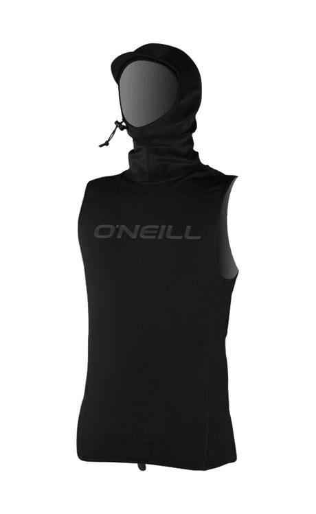 Oneill Thermo-x Vest W/neo Hood Top Cagoule Neoprene BLACK