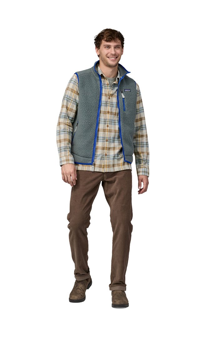 Organic Cotton Fjord Flannel Chemise Manches Longues Homme#ChemisesPatagonia