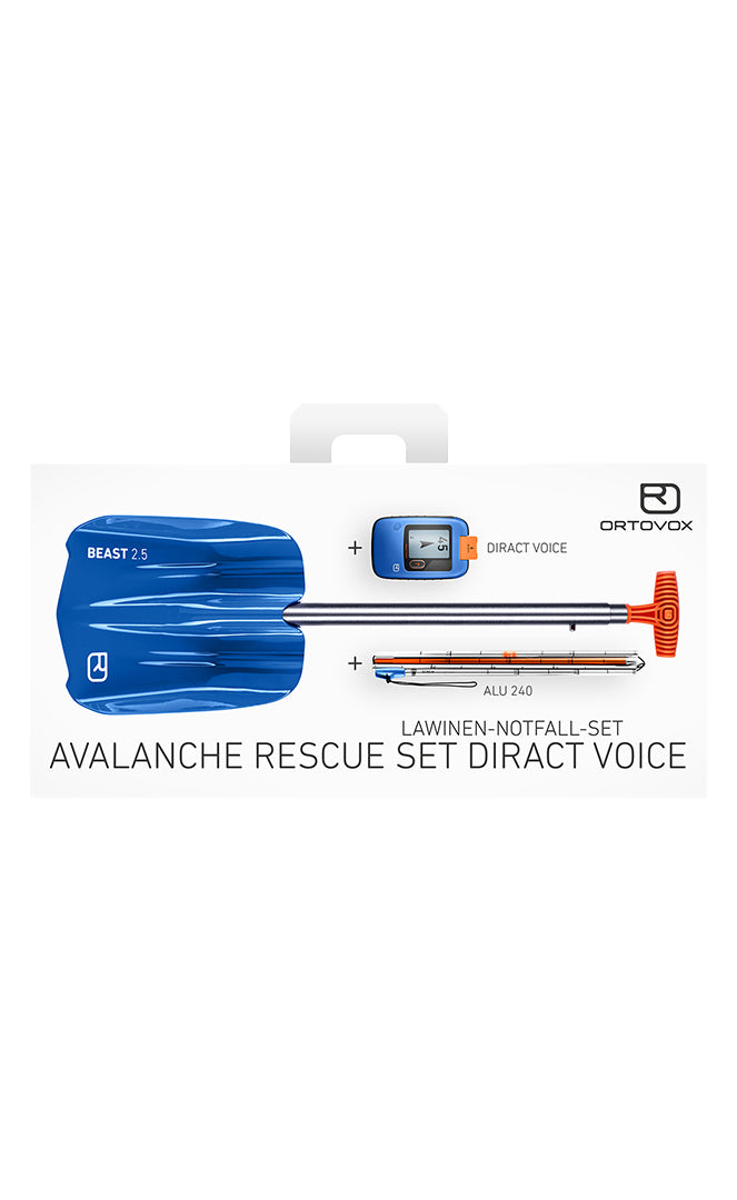 Ortovox Rescue set diract voice pack dva/pelle/sonde Access neige  –  HawaiiSurf
