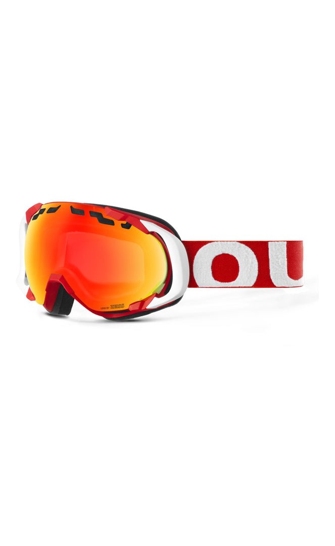 out of snow goggles EDGE RED WHITE SKI GOGGLES OUT OF Outof