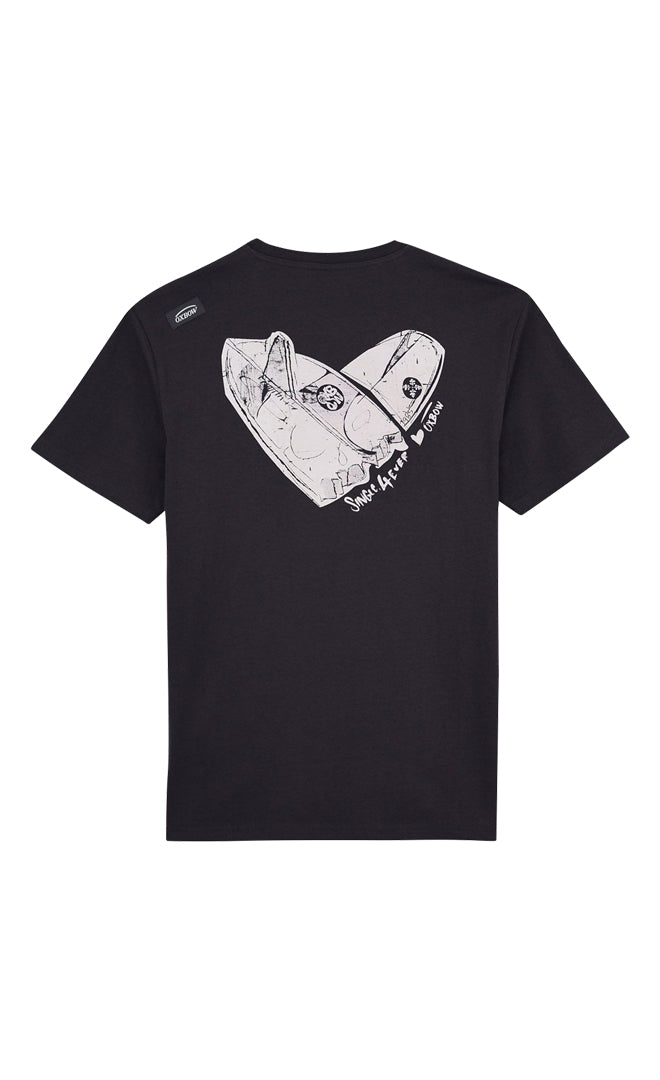Oxbow Teller T-shirt S/s Graphique Graphite Homme GRAPHITE