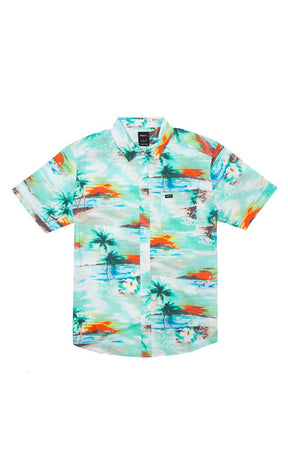 Paradiso Teal Chemise Enfant#ChemisesRvca