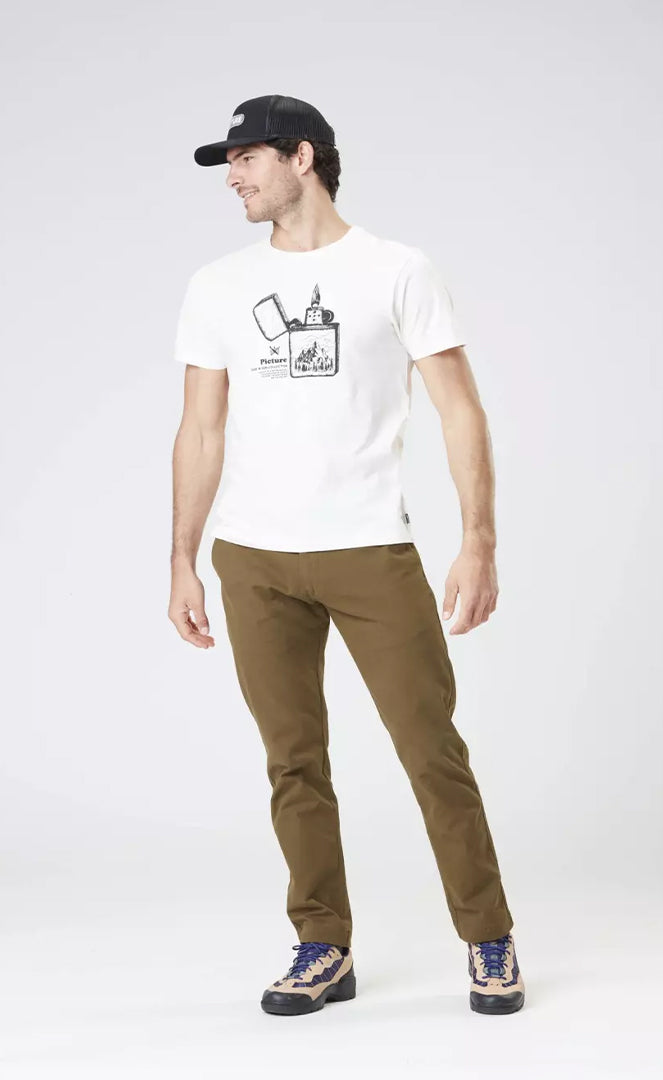 Picture D&s Ziopp Tee S/s Homme NATURAL WHITE