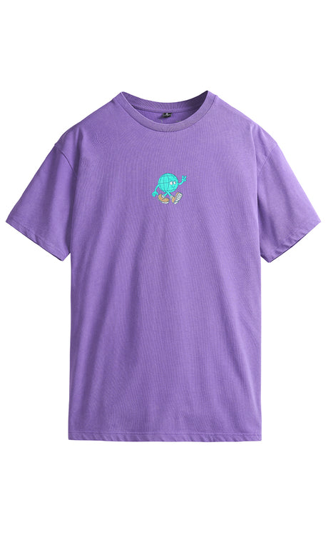 Picture Tread Purple Washed T-shirt Manches Courtes Homme PURPLE WASHED
