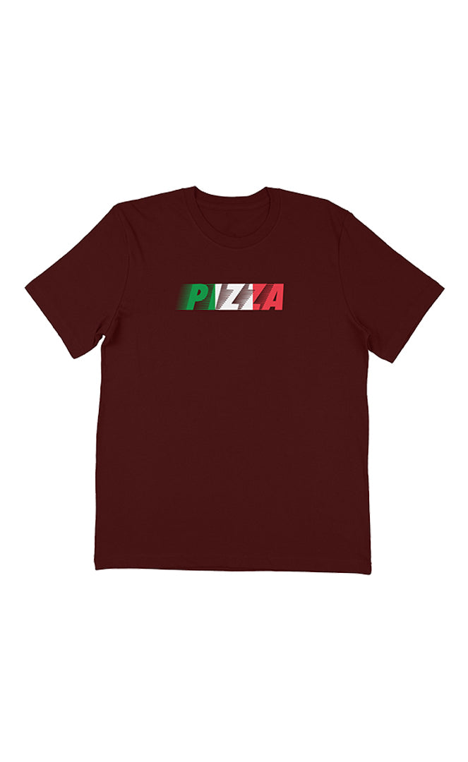 Pizza T-shirt Speedy BURGUNDY