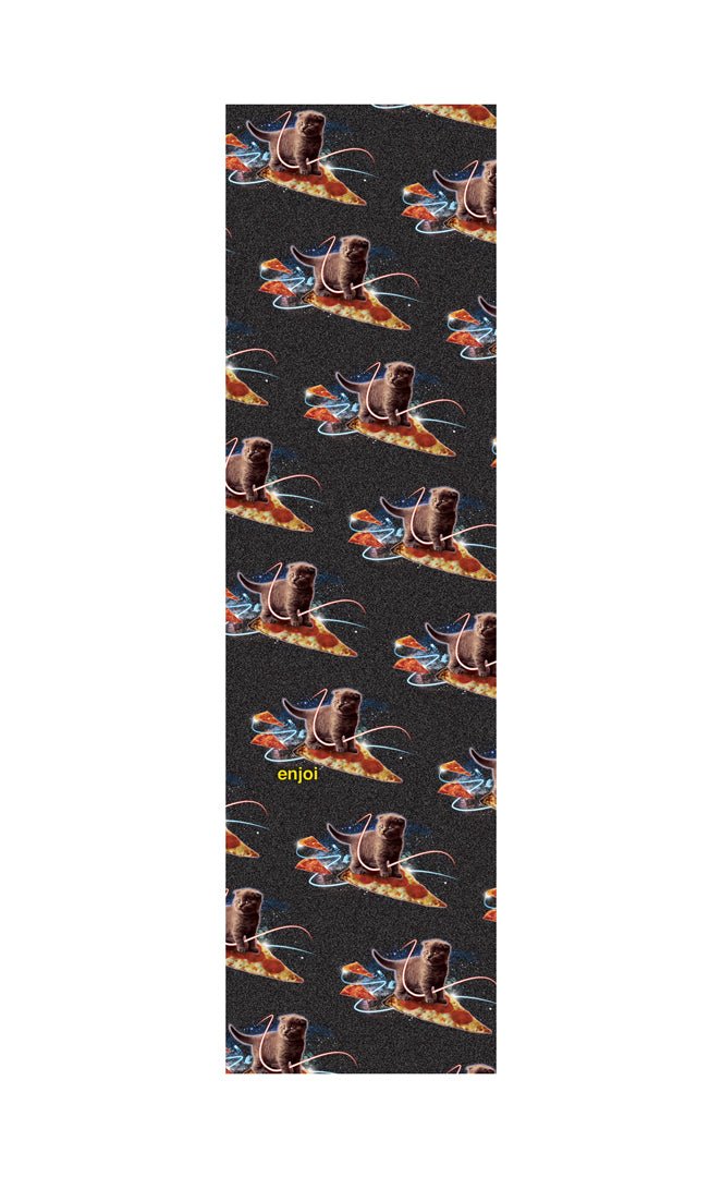 Plaque Pizza Cat Black Grip Skateboard#GripsEnjoi