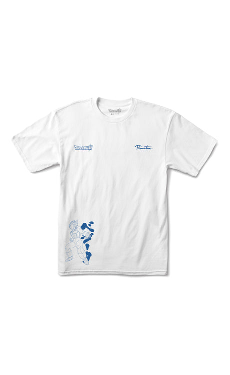 Primitive T-shirt Vegeta Rage WHITE