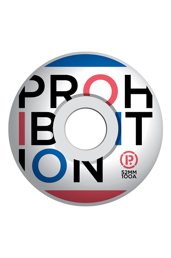Prohibition Print Wheels Lot De 4 Roues#.Prohibition