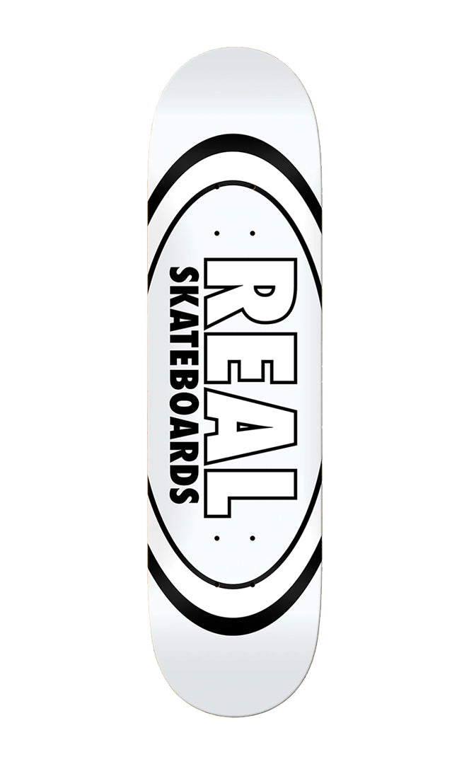 Real Team Classic Oval 8.38 X 32.25 Deck WHITE