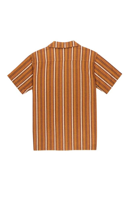 Rhythm Vacation Stripe Chemises Ss ALMOND