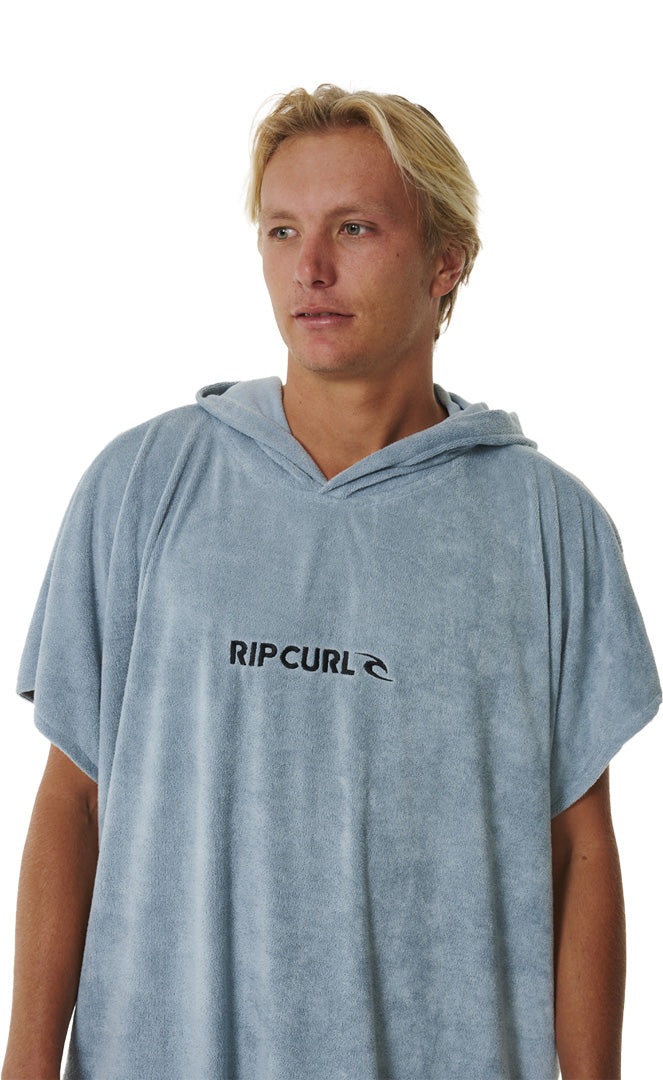 Rip Curl Brand Hooded Black/grey Poncho De Surf DUSTY BLUE