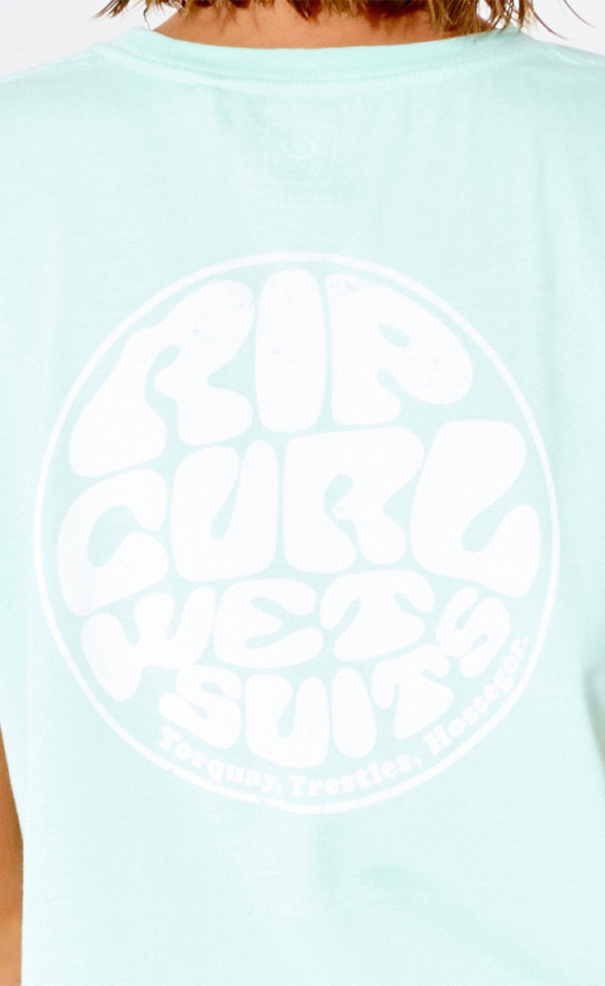 Rip Curl Wettie Icon T-shirt Femme LIGHT AQUA