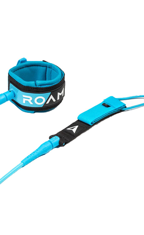 Roam Premium 9' 7mm Knee Leash De Surf BLEU