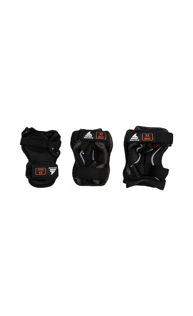 Rollerblade Pack Protections Enfants Skate Gear 3 Pack BLACK