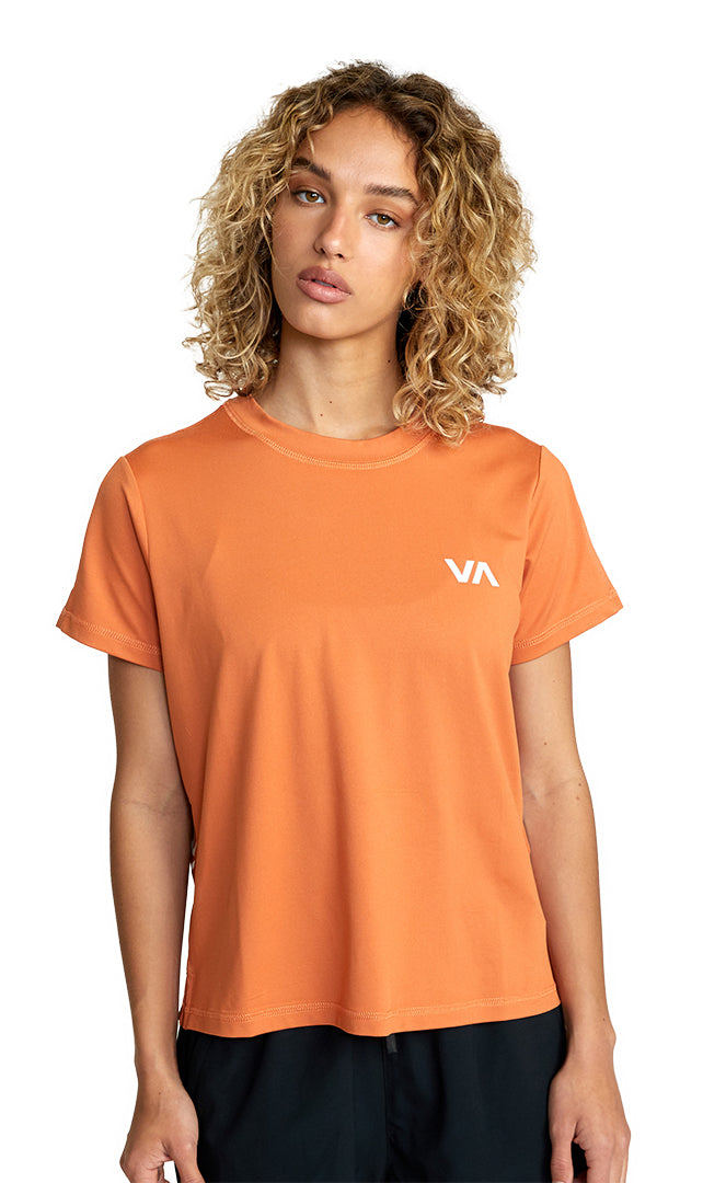 Rvca Sport Vent Cacao T-shirt Femme S/s CACAO